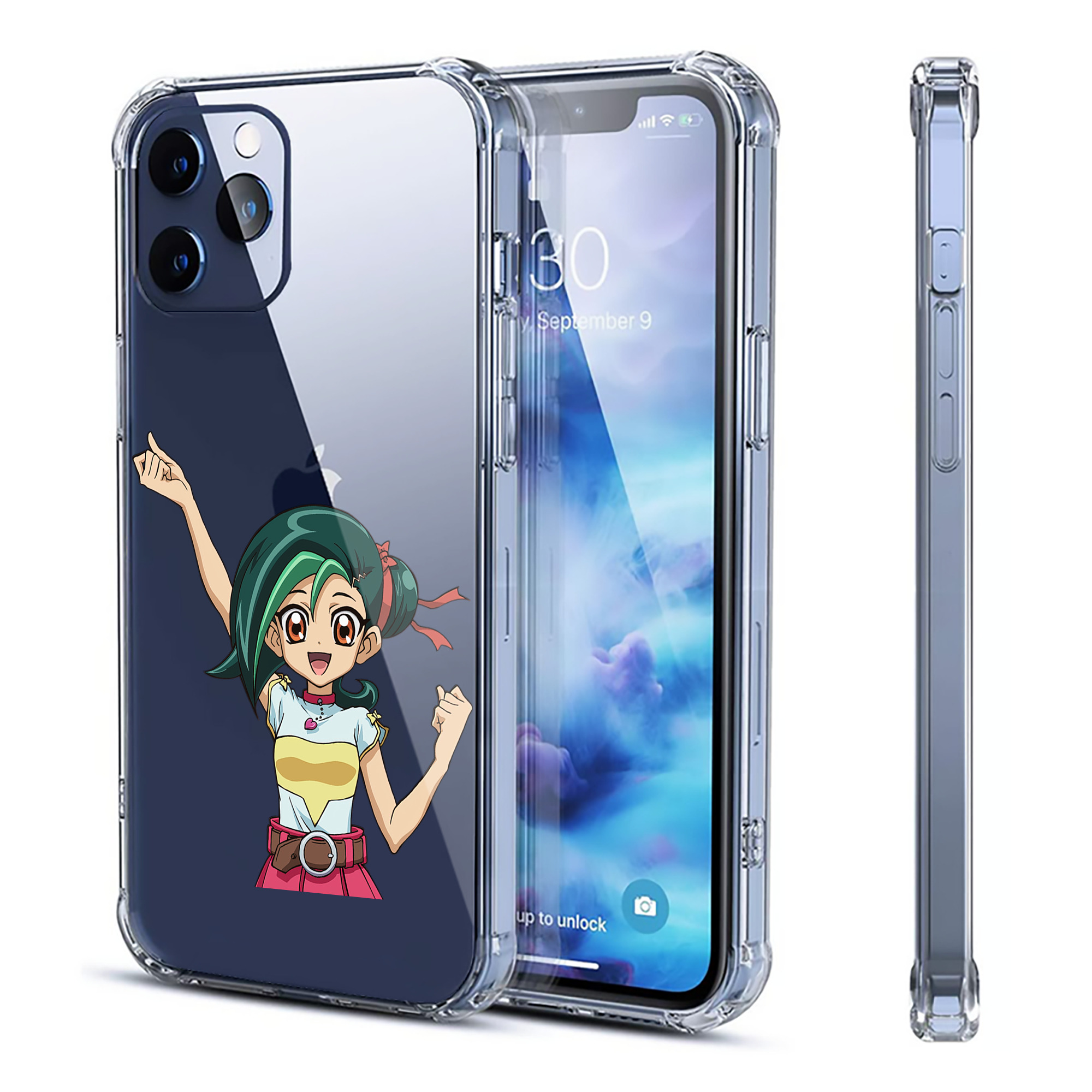 （画像用） 遊☆戯☆王 Yu-Gi-Oh! 【iPhone 12シリーズ対応】透明スマホケース（クリアソフトケース）
